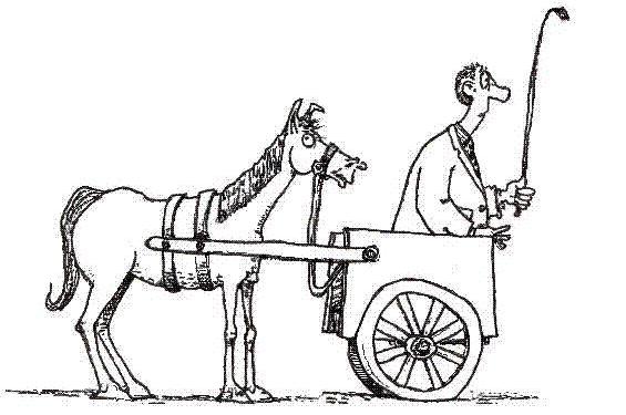 Cart before horse